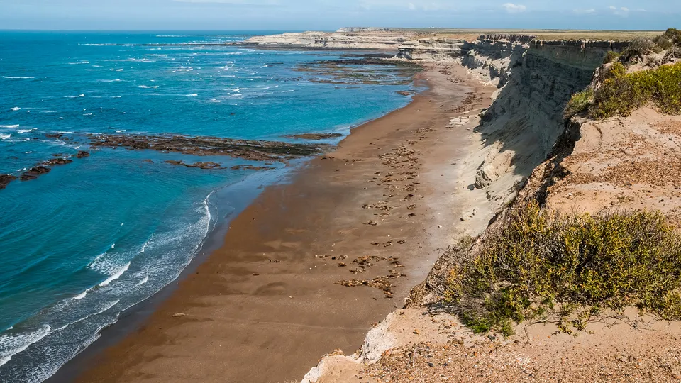 Costa incontaminata della Penisola di Valdes