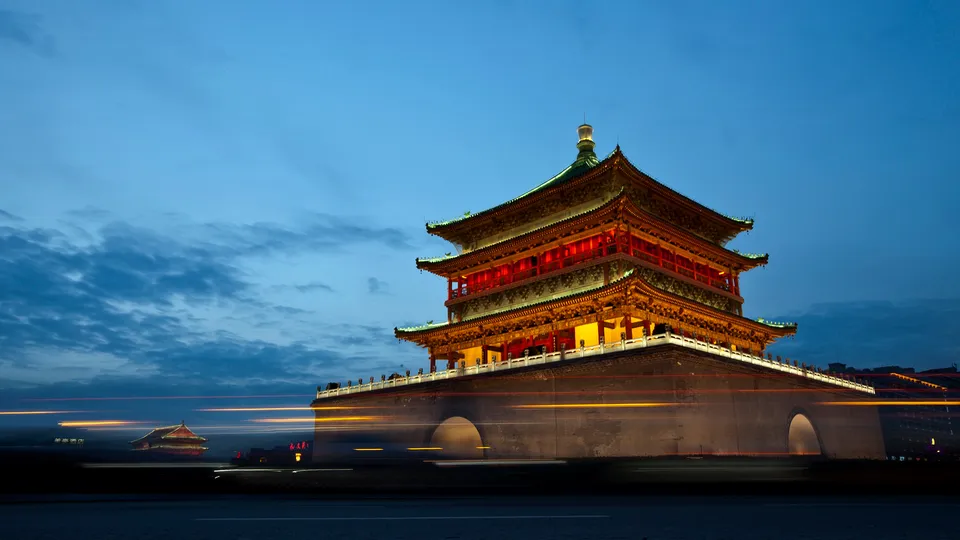 Tempio a Xi'An in Cina