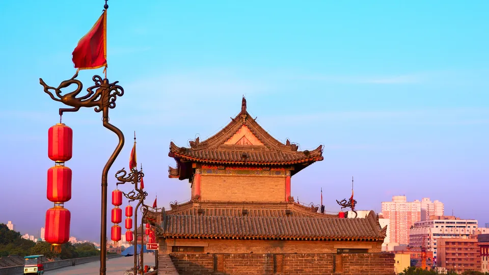 Mura della città di Xi'An in Cina
