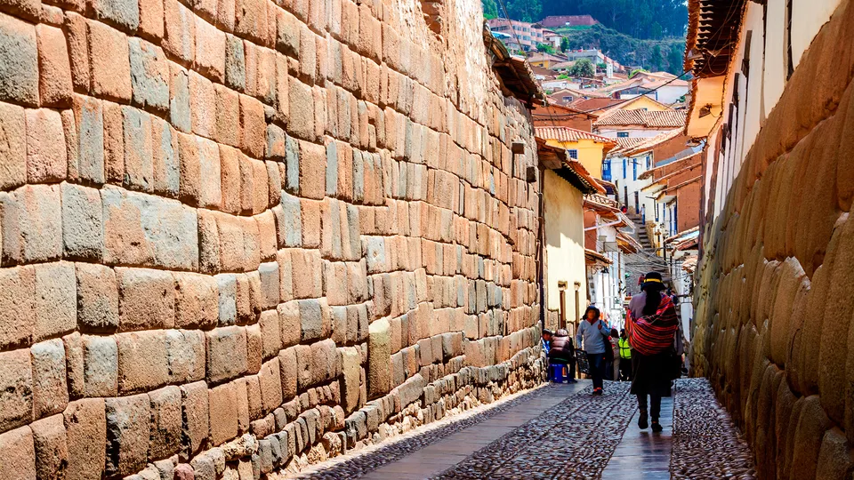 Strade nella città di Cusco