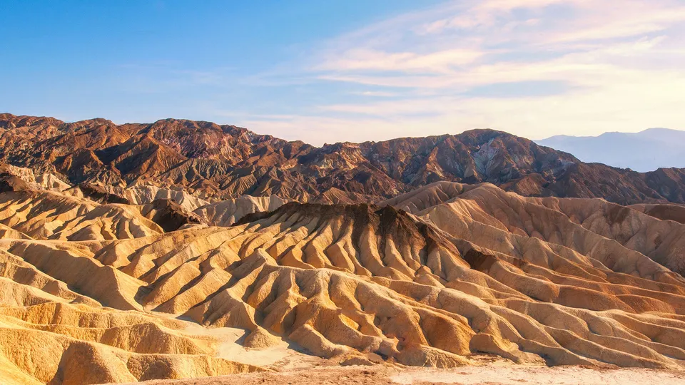 Zabriske Point nella Death Valley