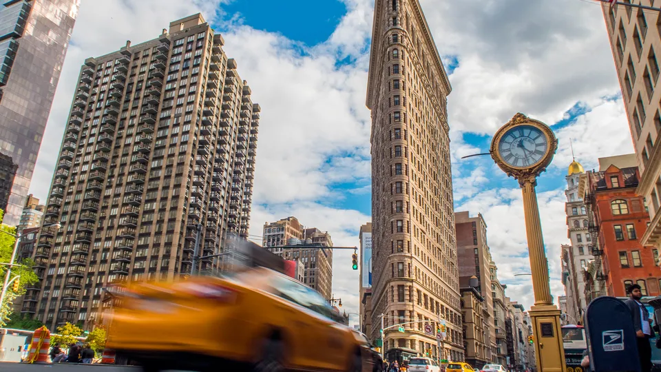 Flat Iron Building a New York