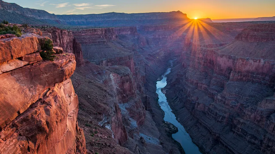 Grand Canyon al tramonto