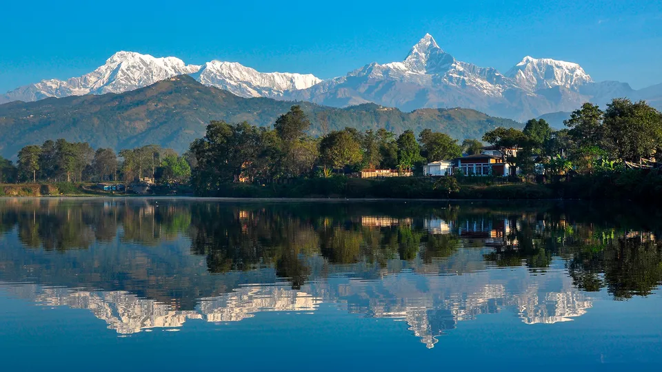 Tempio di Barahi a Pokhara in Nepal