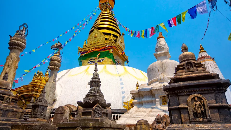 Tempio Swayambhunath in Nepal