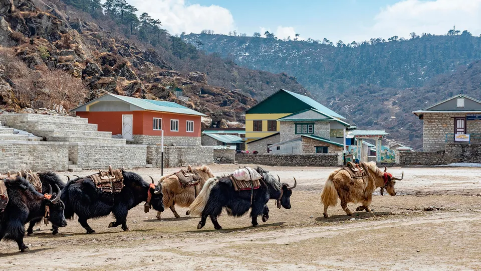 Villaggio Gurung in Nepal