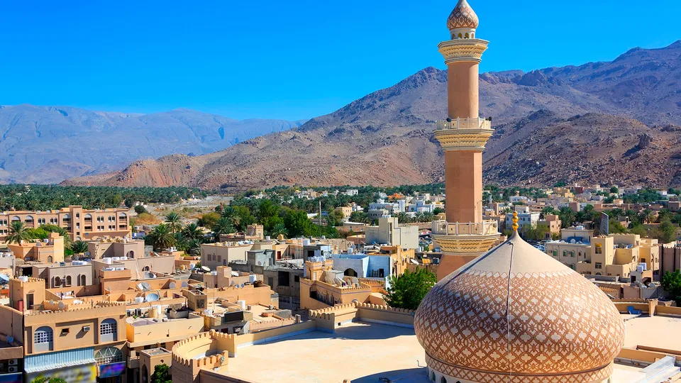 Vista sui tetti della città di Nizwa