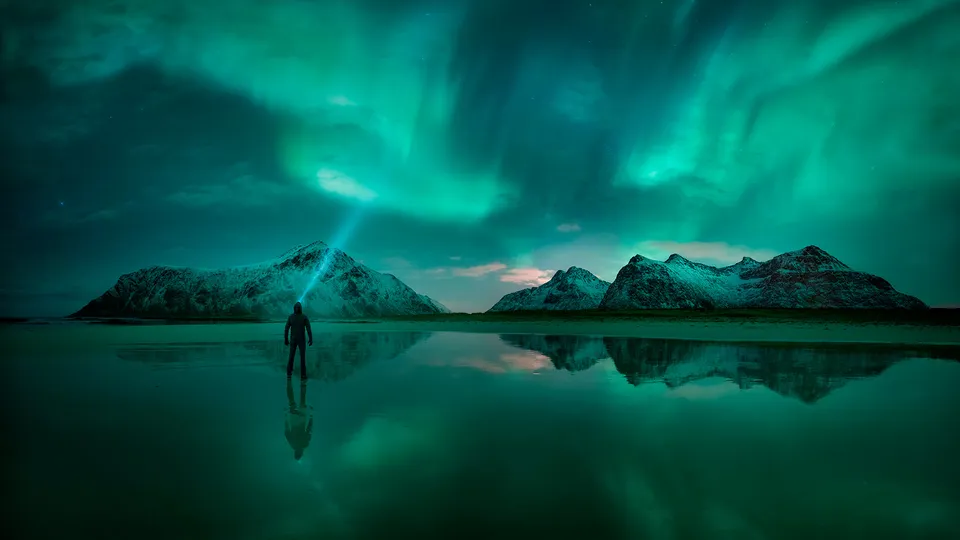 Aurora Boreale alle Isole Lofoten