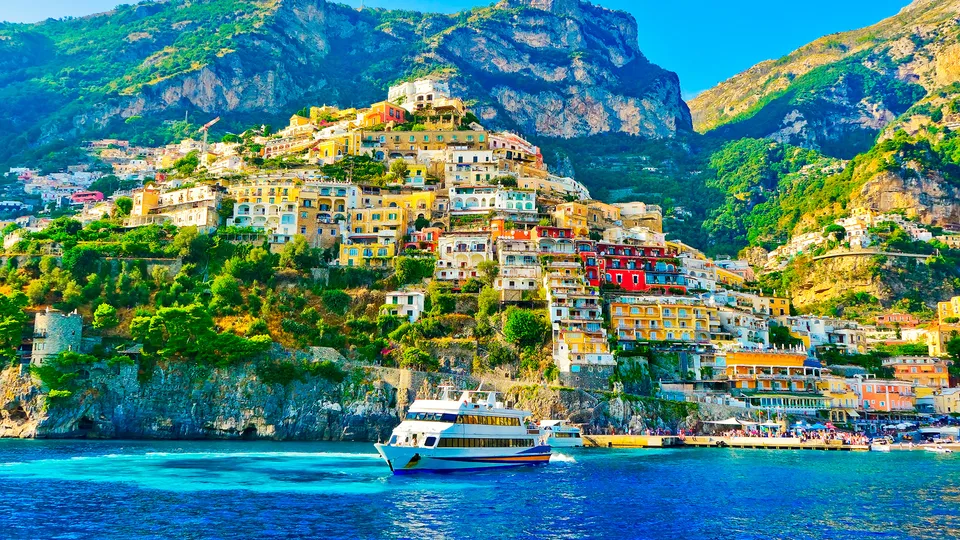 Positano dalla barca