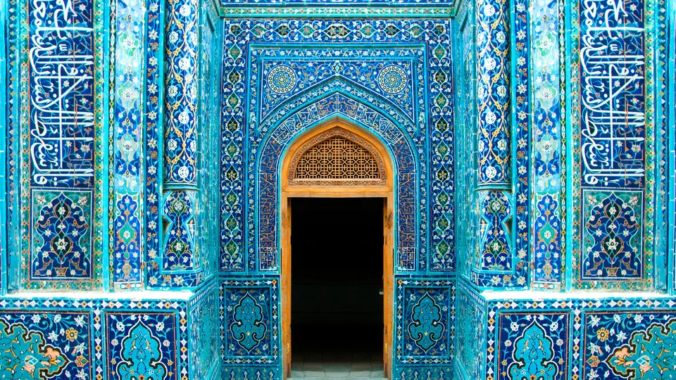 Dettagli delle porte di Samarcanda