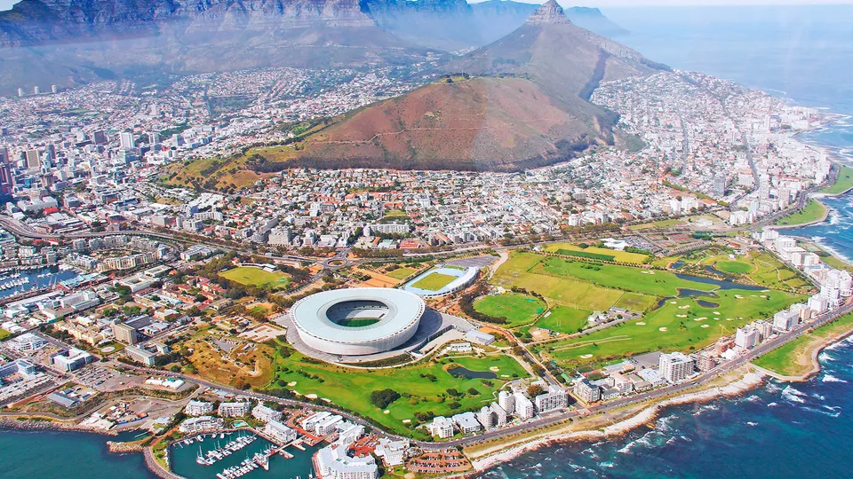 Vista panoramica di Città del Capo Sudafrica