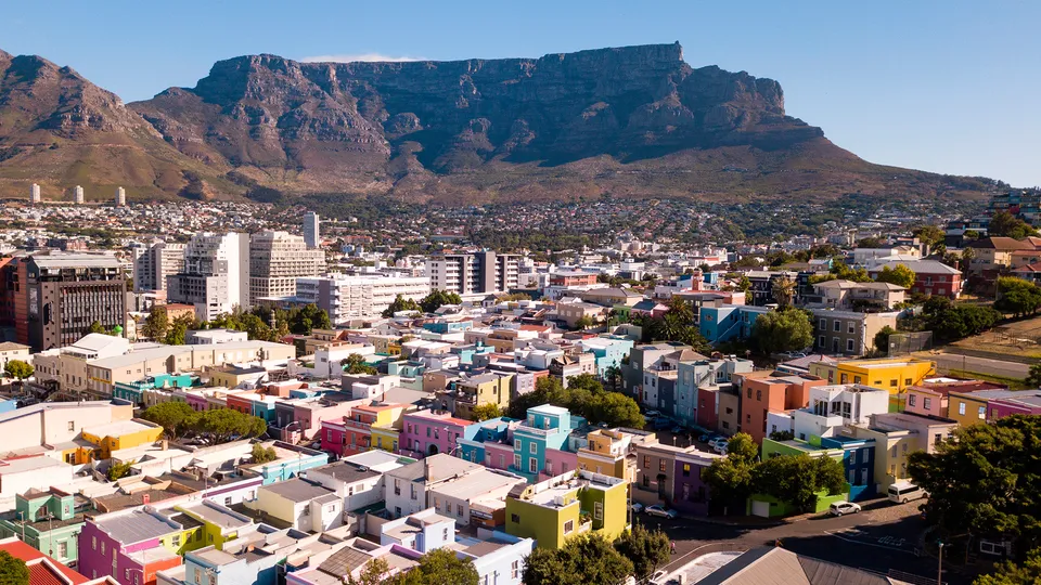 Quartiere di Bo Kaap a Città del Capo