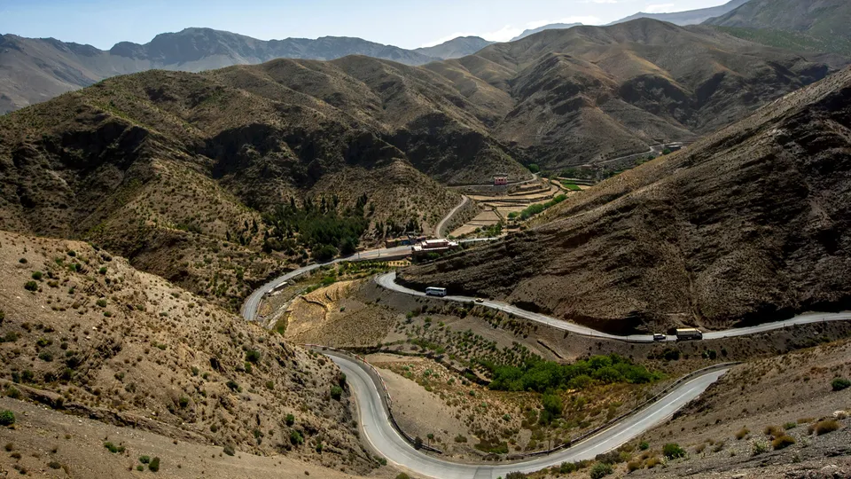 Passo Tizi-n-Tichka in Marocco