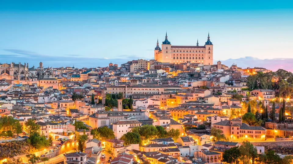 Panoramica di Toledo dall'alto