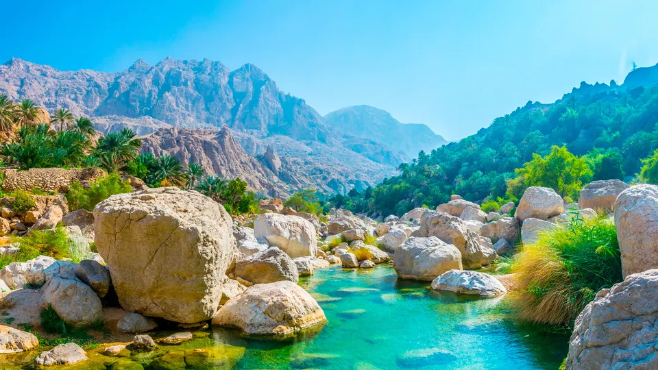 Wadi Tiwi in Oman