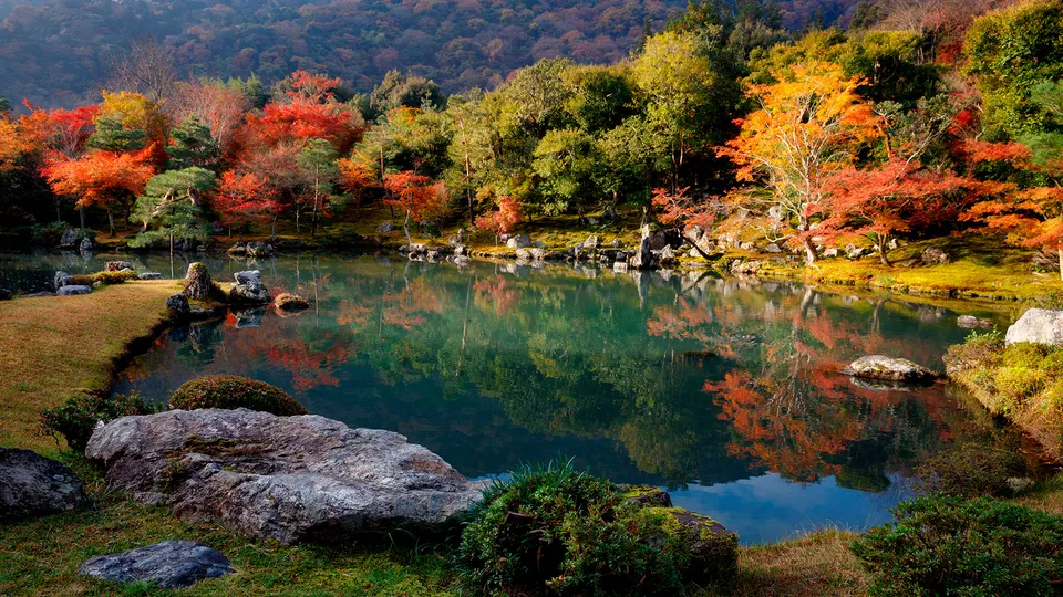 Panoramica del tempio zen Tenryu-ji