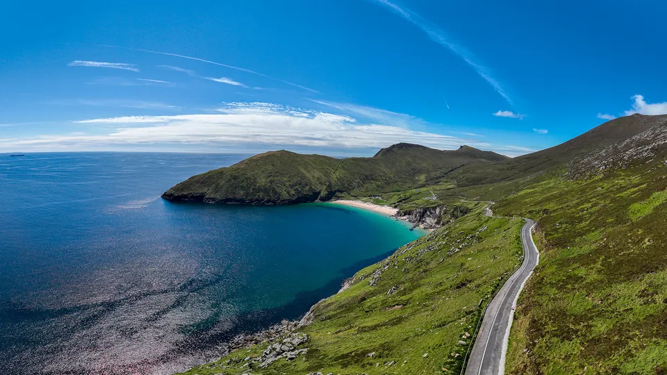 Panorama a Achill Island