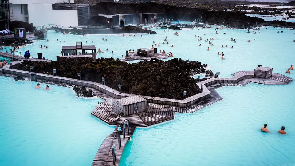 Vista sulla Blue Lagoon