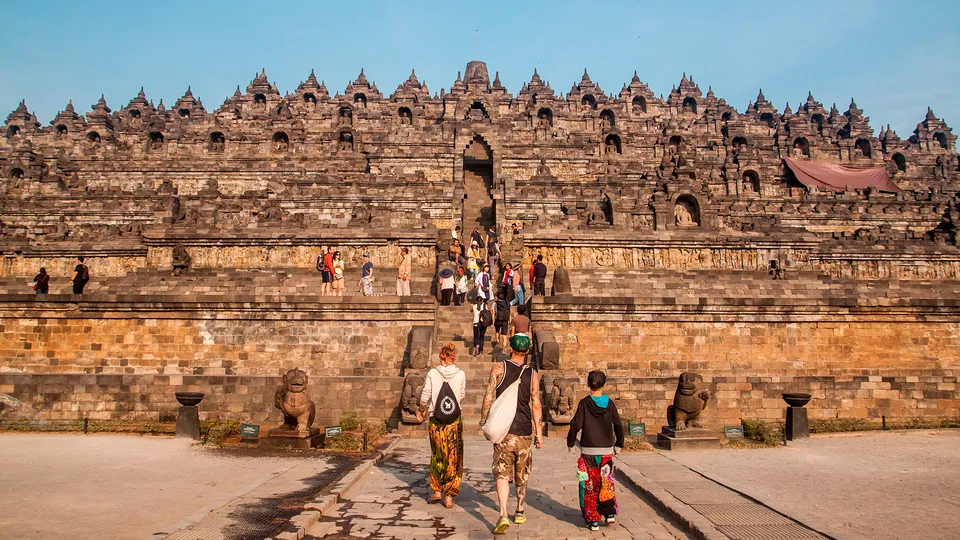 Ingresso del tempio Borobudur
