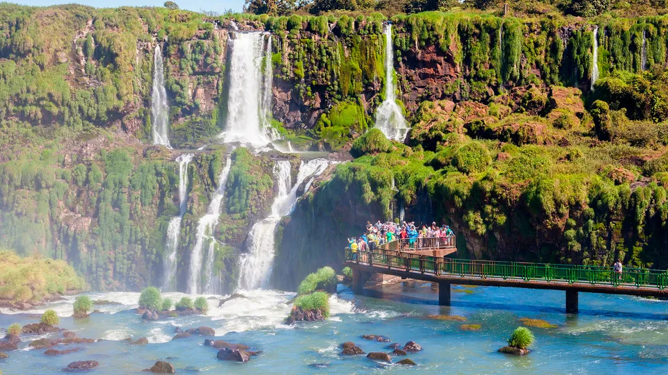 Cascate nel lato brasiliano del Parco Nazionale dell’Iguazú