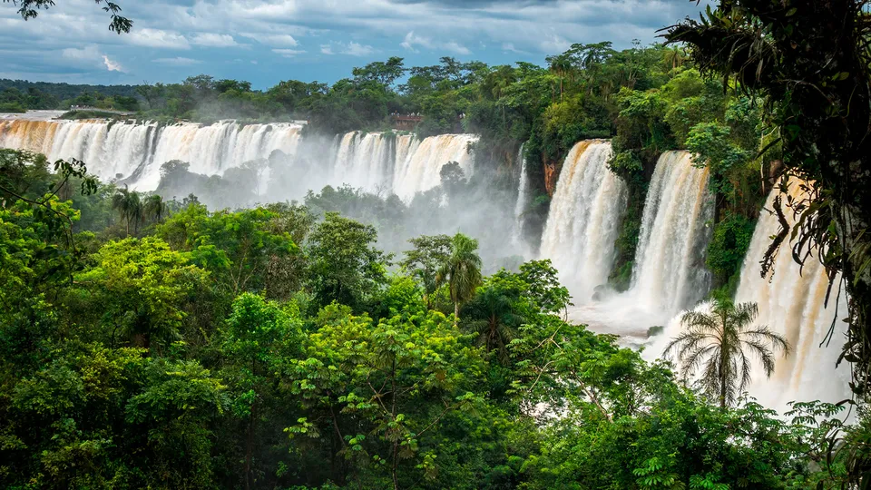 Cascate nel lato brasiliano del Parco Nazionale dell’Iguazú