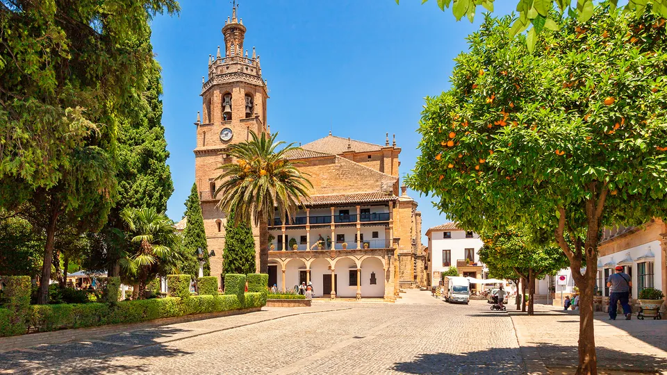 Esterni della chiesa di Santa María la Mayor a Ronda