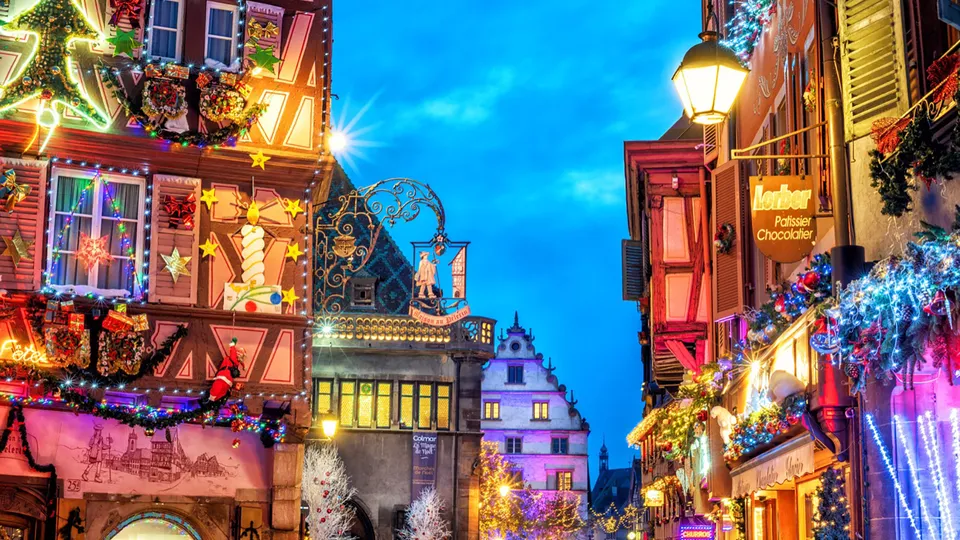 Decorazioni natalizie a Colmar