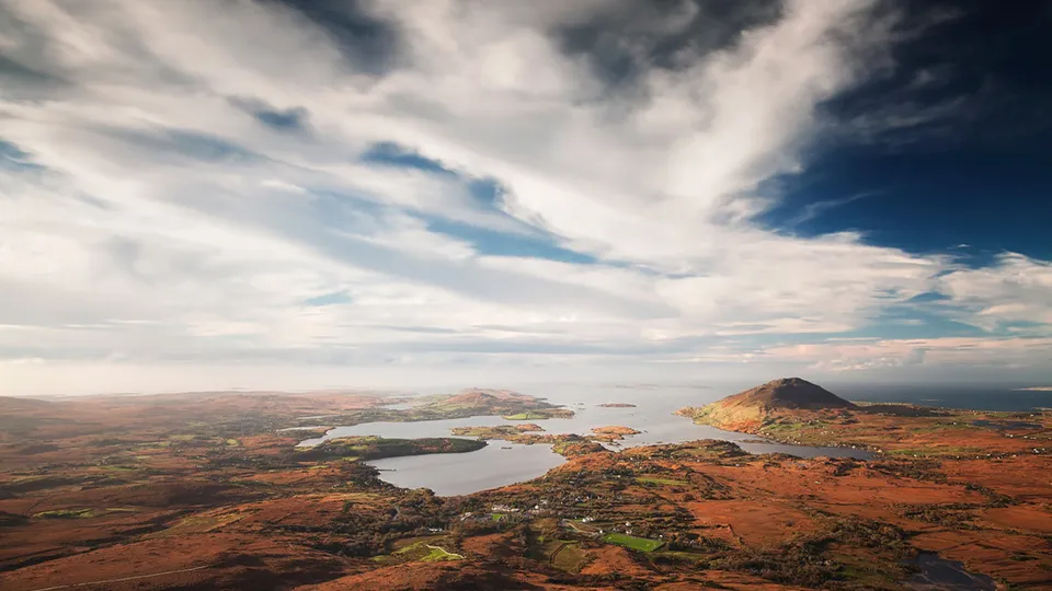 Il cielo d'Irlanda nel Connemara