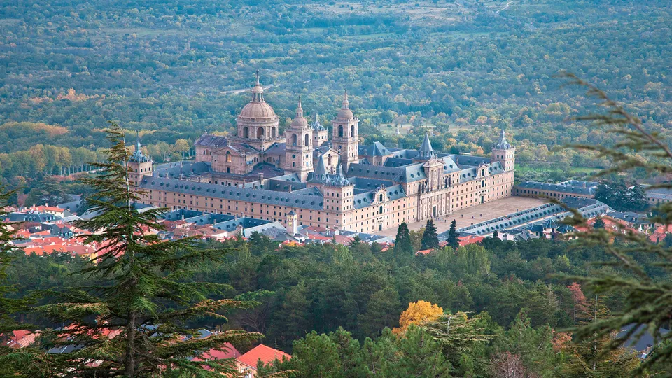 Panoramica dall'alto del Monastero di San Lorenzo del Escorial