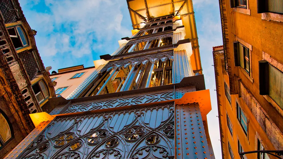 Elevador Santa Justa a Lisbona
