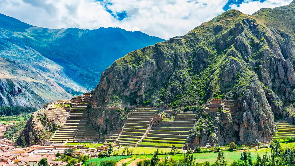 fortezza di Ollantaytambo in Perù
