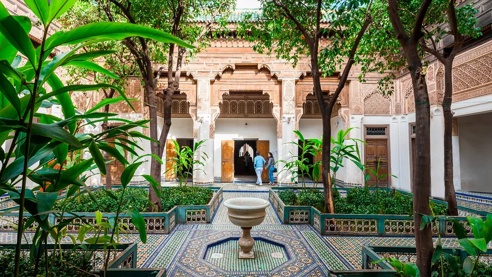 Giardini del Palazzo Bahia a Marrakech