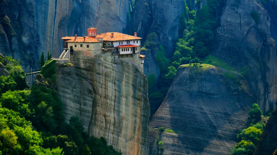 Monastero Rousanou a Meteora