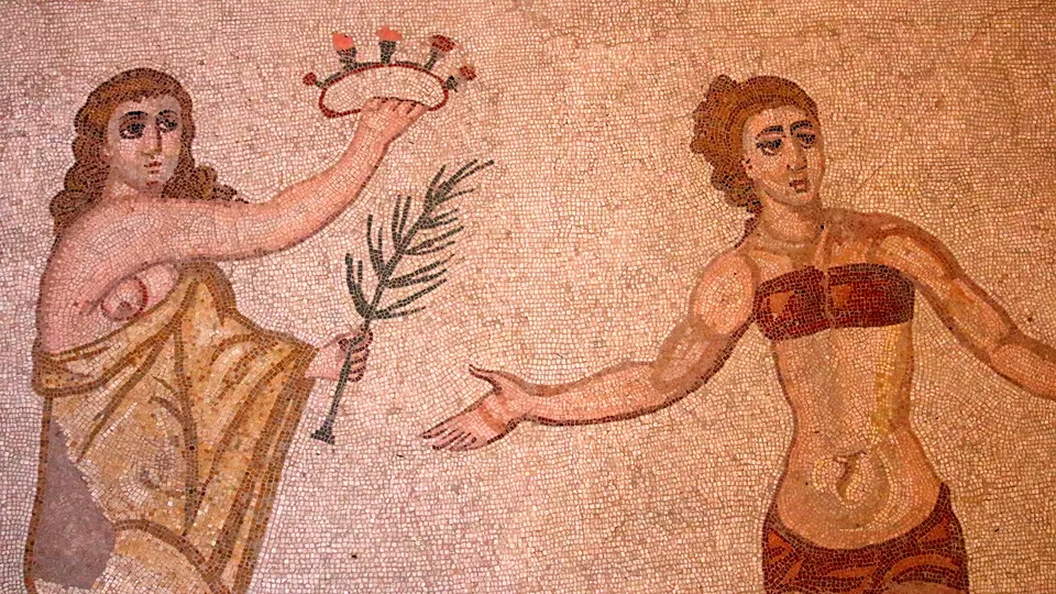 Dettagli della Villa Romana del Casale