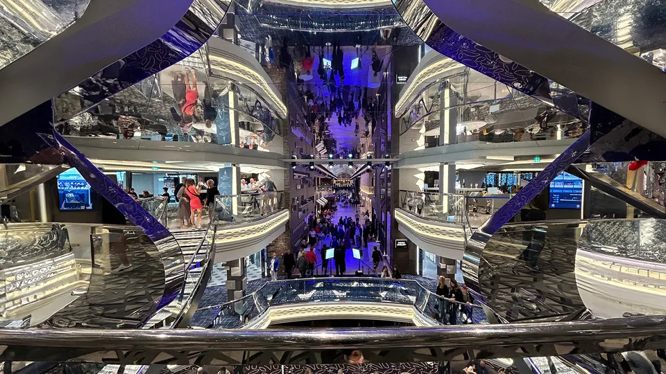 Interno della nave MSC