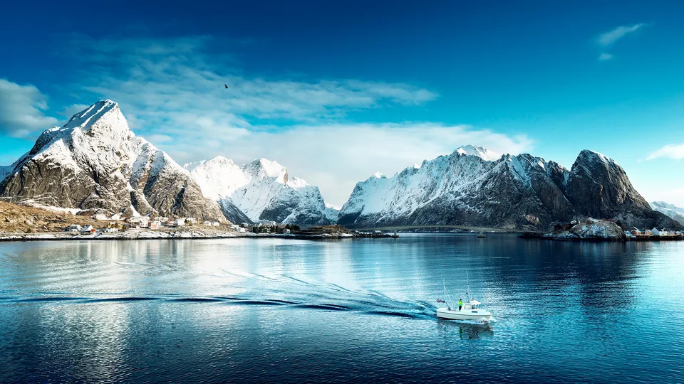 Reine, villaggio di pescatori in Norvegia