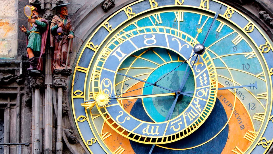Quadrante dell'Orologio Astronomico di Praga