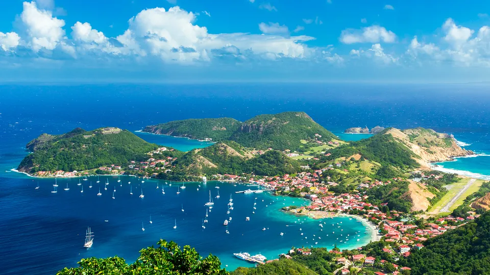Panorama dall'alto di Guadalupa