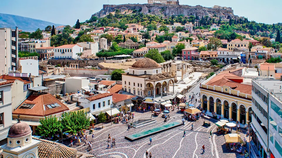 Piazza Monastiraki di Atene
