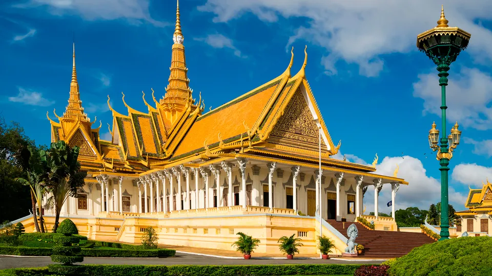 Palazzo Reale di Phnom Penh in Cambogia