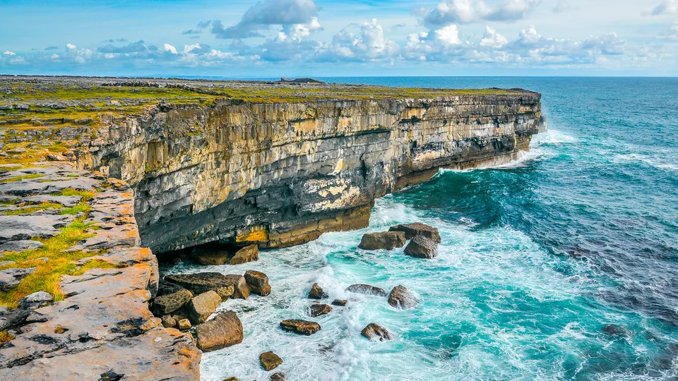 Scogliere a Inishmore, isole Aran