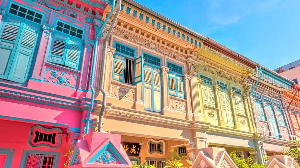 Edifici colorati di Singapore