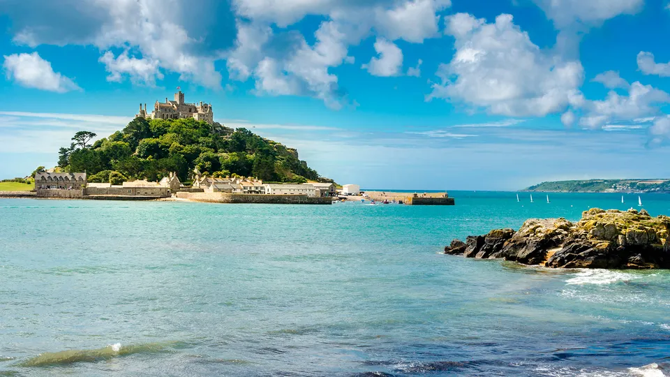 Isola di St Michael Mount in Cornovaglia