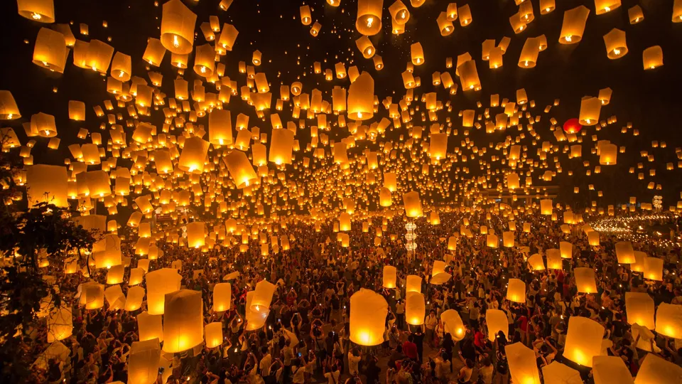Festival delle lanterne in Thailandia