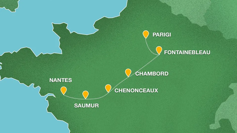Da Parigi a Nantes: un tour tra i castelli della Loira.