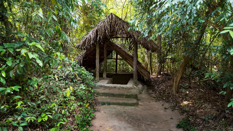 Entrata dei tunnel di Cu Chi