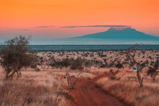 Tramonto nello Tsavo Ovest