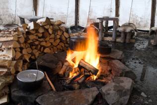 Pranzo in tenda Lavvo