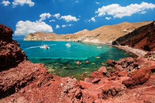 Santorini Red Beach