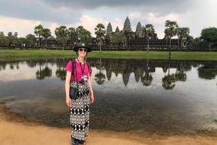 Chiara ad Angkor Wat